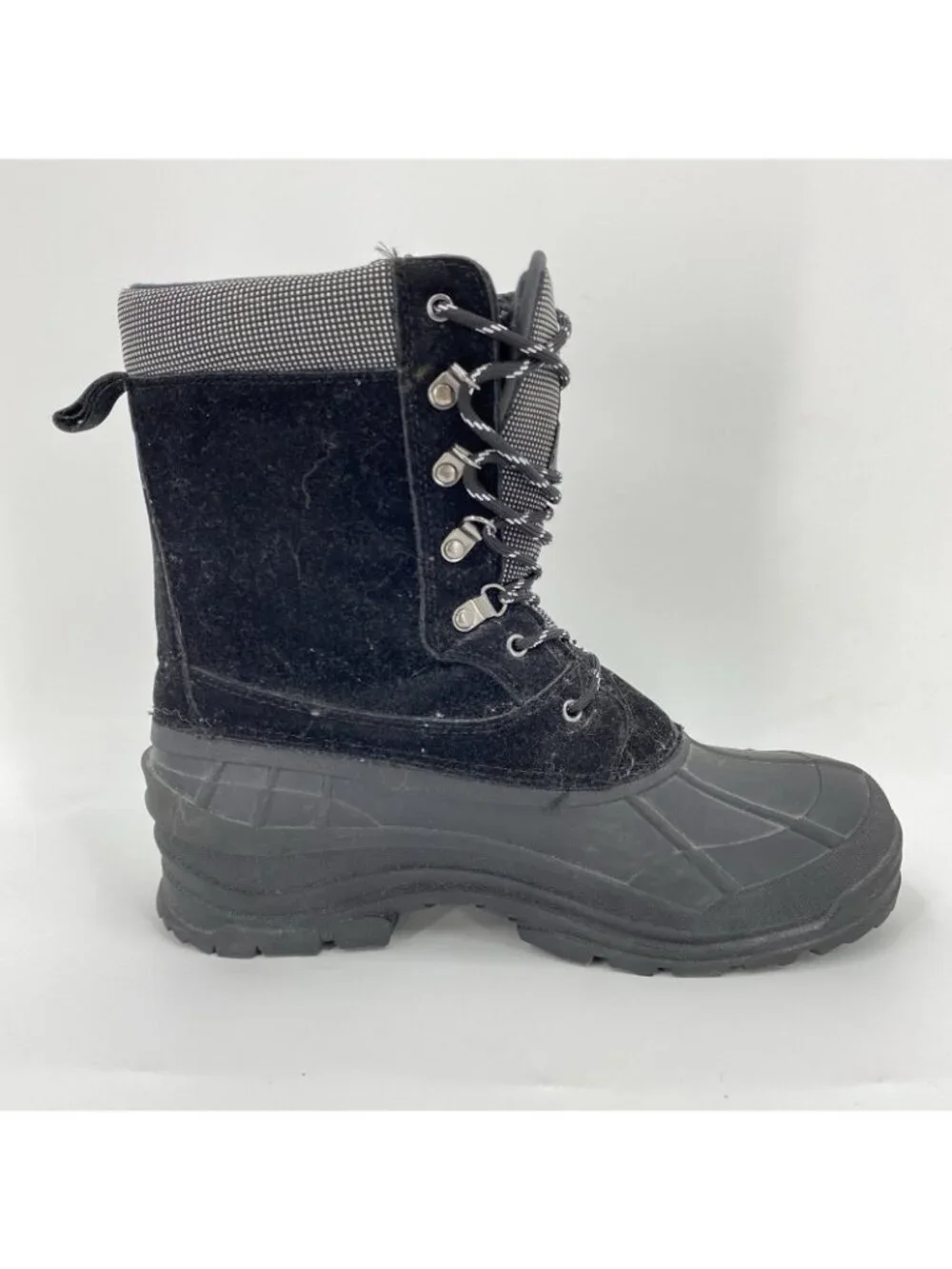 Tamarack Black Snow Winter Boots Thinsulate Water Resistant 200g Mens 9